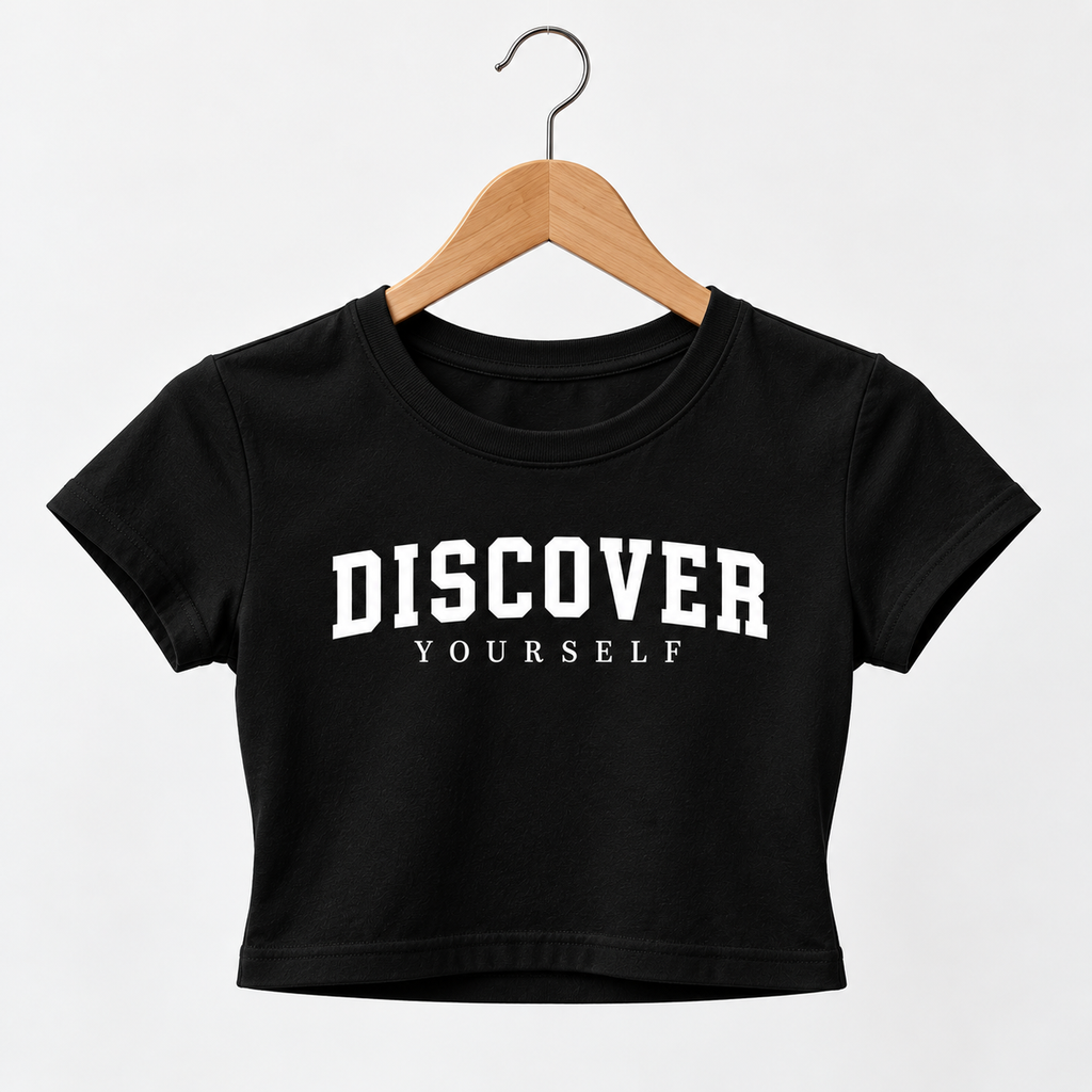 Black baby tee
