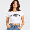 White baby tee